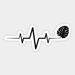 Plant Heartbeat- Monstera Sticker